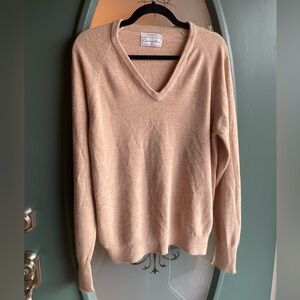 Christian Dior Vintage Acrylic V-Neck Sweater Size L